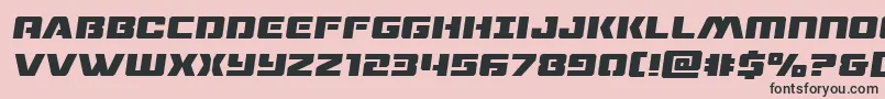 dronetrackersemital Font – Black Fonts on Pink Background