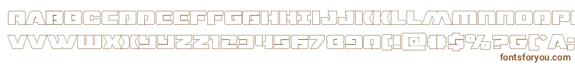 dronetrackerthinout Font – Brown Fonts