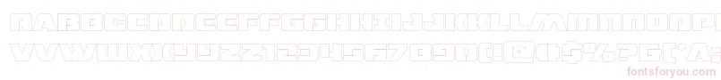 dronetrackerthinout Font – Pink Fonts