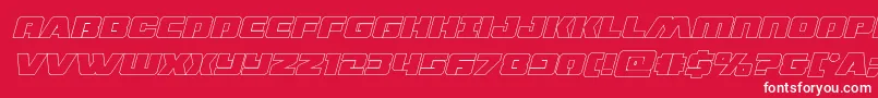 fuente dronetrackerthinoutital – Fuentes Blancas Sobre Fondo Rojo