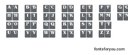 Schriftart DropCaps Serif