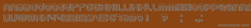 More about Dropped3D Font Dropped3D Font – Gray Fonts on Brown Background
