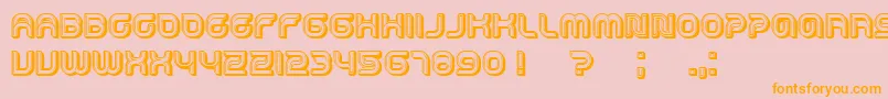 More about Dropped3D Font Dropped3D Font – Orange Fonts on Pink Background