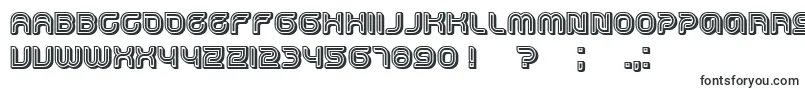 Dropped3DFilled-Schriftart – Schriftarten, die mit D beginnen