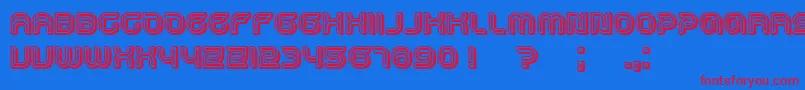 More about Dropped3DFilled Font Dropped3DFilled Font – Red Fonts on Blue Background
