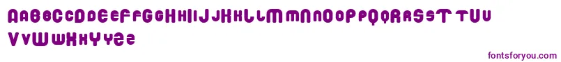 DROWM    Font – Purple Fonts on White Background