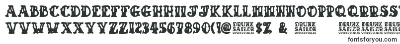 Drunk Sailor-fontti – Alkavat D:lla olevat fontit