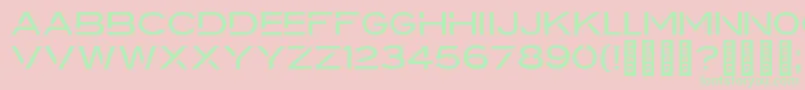 Drupadi Regular Font – Green Fonts on Pink Background