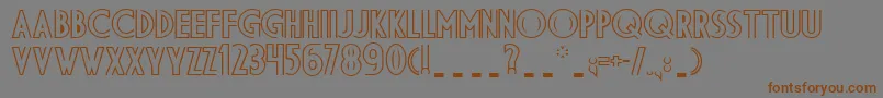 DSDID    Font – Brown Fonts on Gray Background