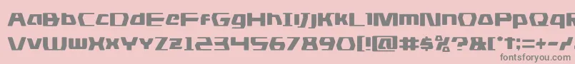 フォントdsman – ピンクの背景に灰色の文字