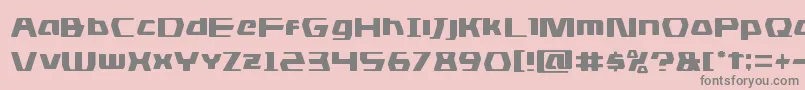 フォントdsman – ピンクの背景に灰色の文字