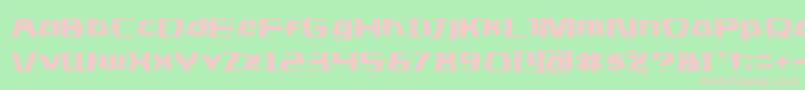 dsman Font – Pink Fonts on Green Background