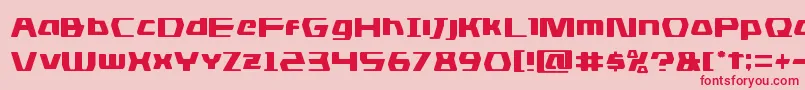 dsman Font – Red Fonts on Pink Background