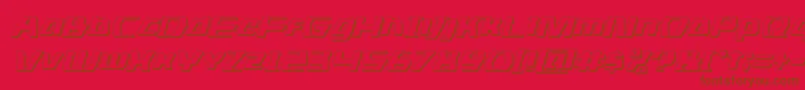 fuente dsman3dital – Fuentes Marrones Sobre Fondo Rojo