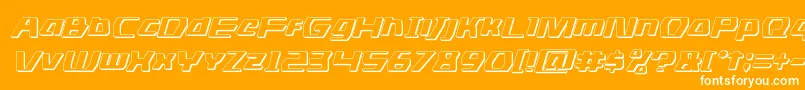 fuente dsman3dital – Fuentes Blancas Sobre Fondo Naranja