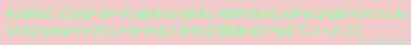 Шрифт dsmancond – зелёные шрифты на розовом фоне