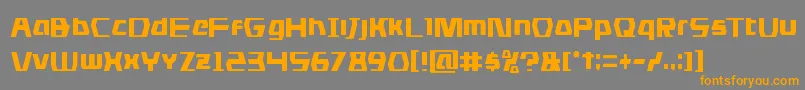 Więcej informacji o czcionce dsmancond Czcionka dsmancond – pomarańczowe czcionki na szarym tle