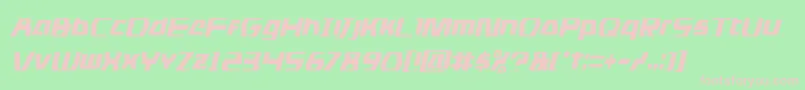 dsmancondital Font – Pink Fonts on Green Background