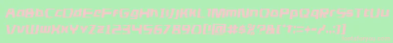 dsmancondsemital Font – Pink Fonts on Green Background