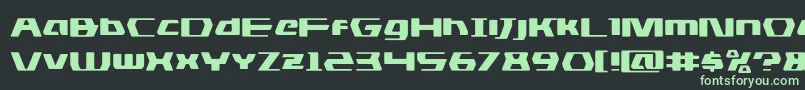 Шрифт dsmanexpand – зелёные шрифты на чёрном фоне
