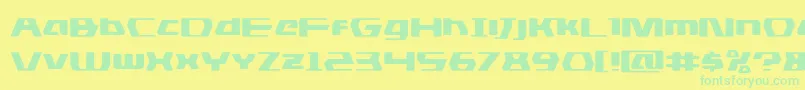 fuente dsmanexpand – Fuentes Verdes Sobre Fondo Amarillo