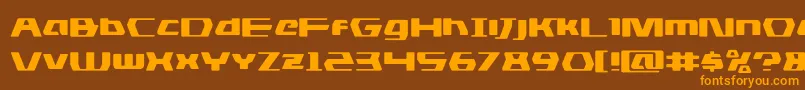 Шрифт dsmanexpand – оранжевые шрифты на коричневом фоне