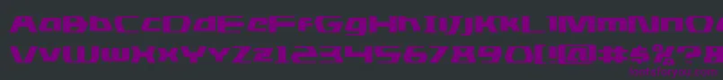 Шрифт dsmanexpand – фиолетовые шрифты на чёрном фоне