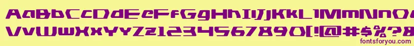 dsmanexpand Font – Purple Fonts on Yellow Background