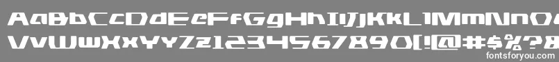 Шрифт dsmanexpand – белые шрифты на сером фоне