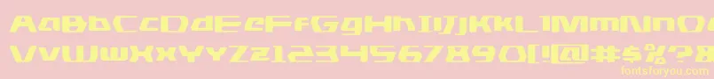 dsmanexpand-Schriftart – Gelbe Schriften auf rosa Hintergrund