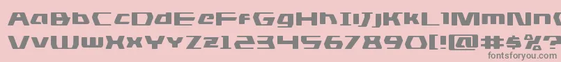 dsmanexpand Font – Gray Fonts on Pink Background