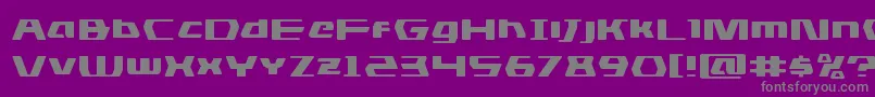 dsmanexpand Font – Gray Fonts on Purple Background