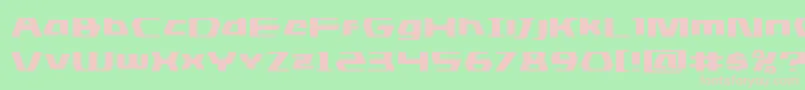 dsmanexpand Font – Pink Fonts on Green Background