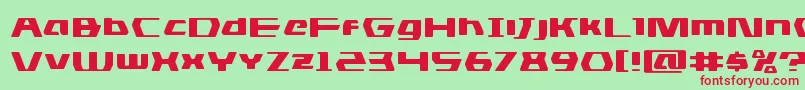 dsmanexpand Font – Red Fonts on Green Background