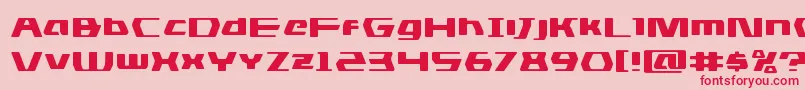 dsmanexpand Font – Red Fonts on Pink Background