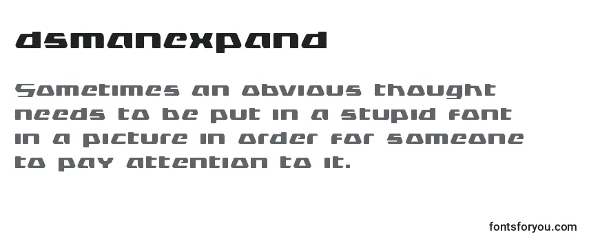 Dsmanexpand (125589) Font