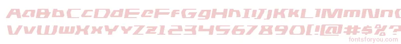 dsmanexpandsemital Font – Pink Fonts on White Background