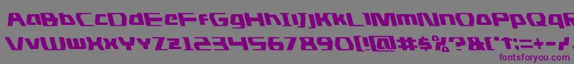 dsmanleft-Schriftart – Violette Schriften auf grauem Hintergrund