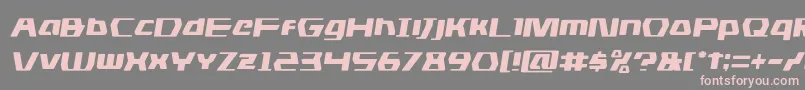 dsmansemital Font – Pink Fonts on Gray Background