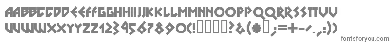DSNOBL  -fontti – harmaat kirjasimet valkoisella taustalla