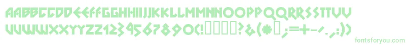 DSNOBL   Font – Green Fonts on White Background