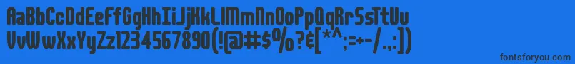 DSPLAID Font – Black Fonts on Blue Background