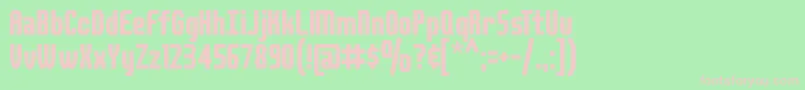 DSPLAID Font – Pink Fonts on Green Background