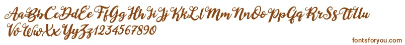 Duck in Shipah Italic Font – Brown Fonts