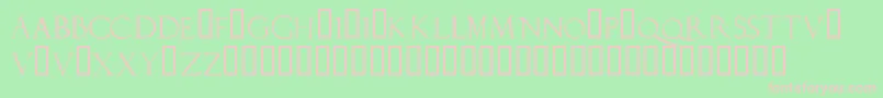 DUERLC   Font – Pink Fonts on Green Background