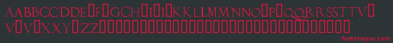 DUERLC   Font – Red Fonts on Black Background