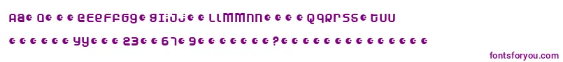 DUNEA    Font – Purple Fonts on White Background