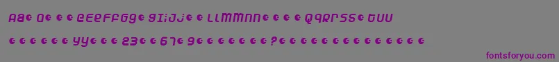Шрифт DUNEAM   – фиолетовые шрифты на сером фоне