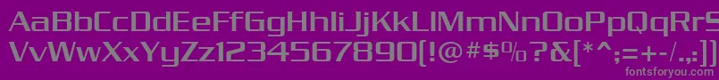 dungeon-Schriftart – Graue Schriften auf violettem Hintergrund