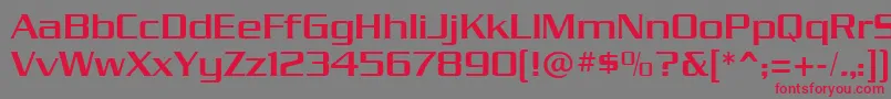 dungeon Font – Red Fonts on Gray Background